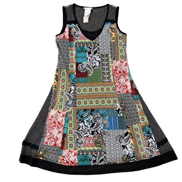NWT Boho Patterned Dress 🕊️🤎 - Picture 1 of 7